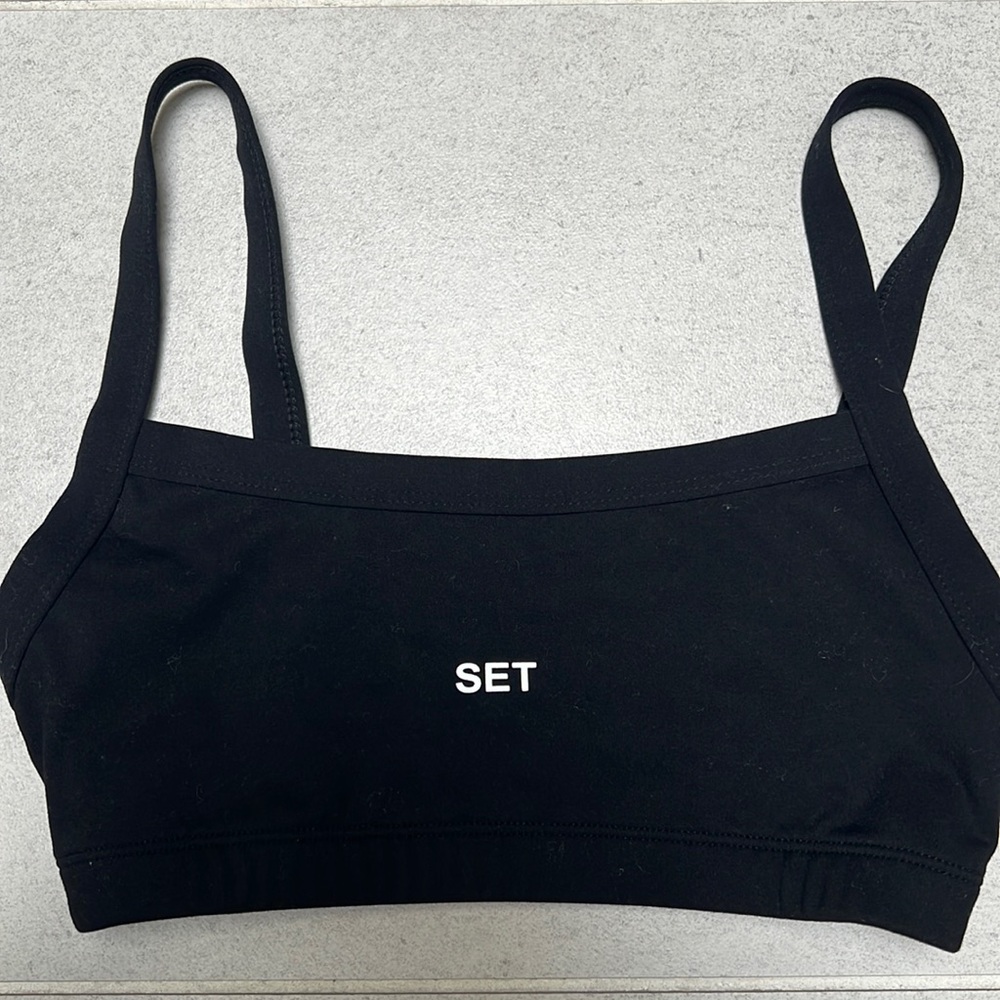 Set Active XS Sportbody Scoop Bra Onyx
